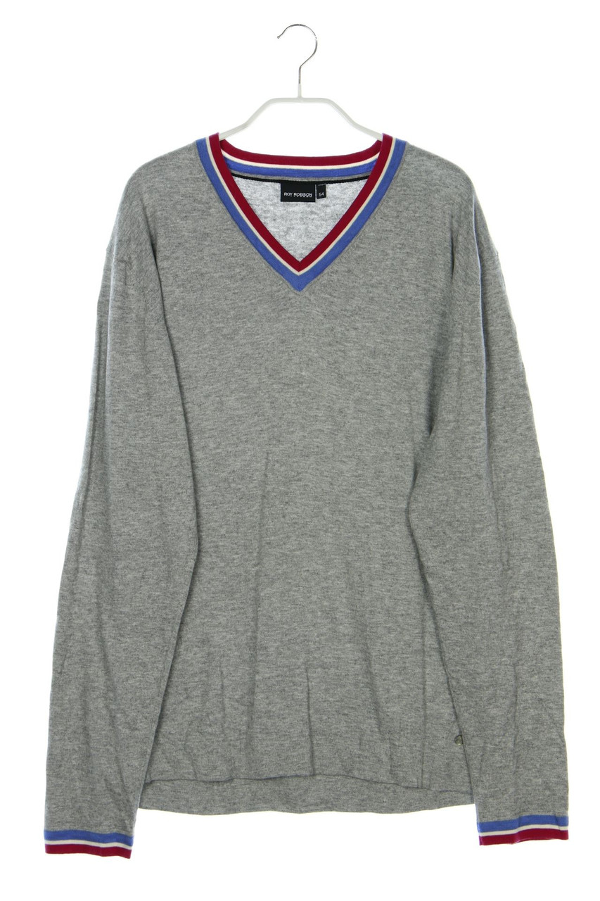 ROY ROBSON - V-Neck-Pullover aus Baumwoll-Mix mit Kaschmir - 54