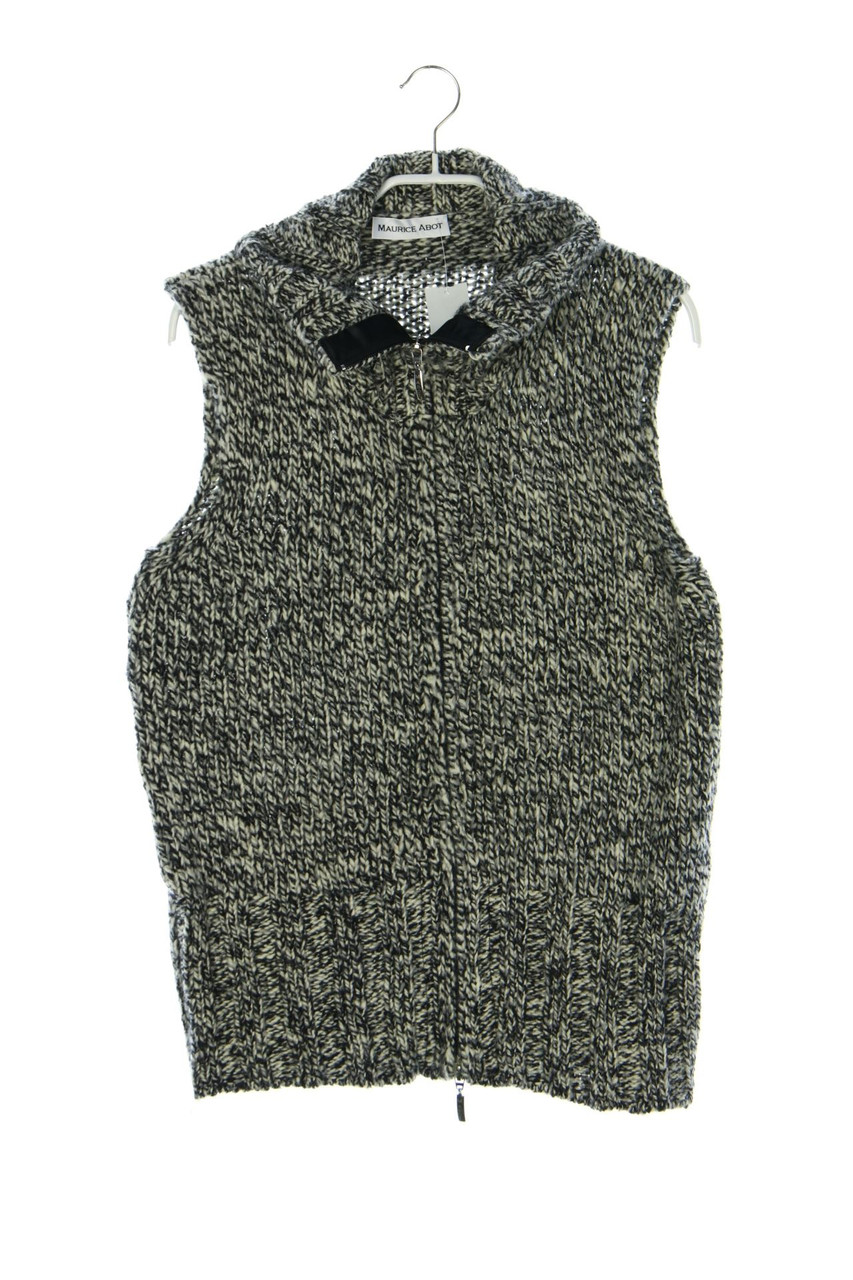 MAURICE ABOT - Weste aus Woll-Mix mit Zipper - D 42