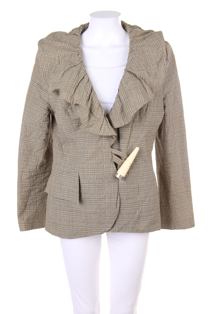 ZA-EK - Jacke mit Karo-Muster - M