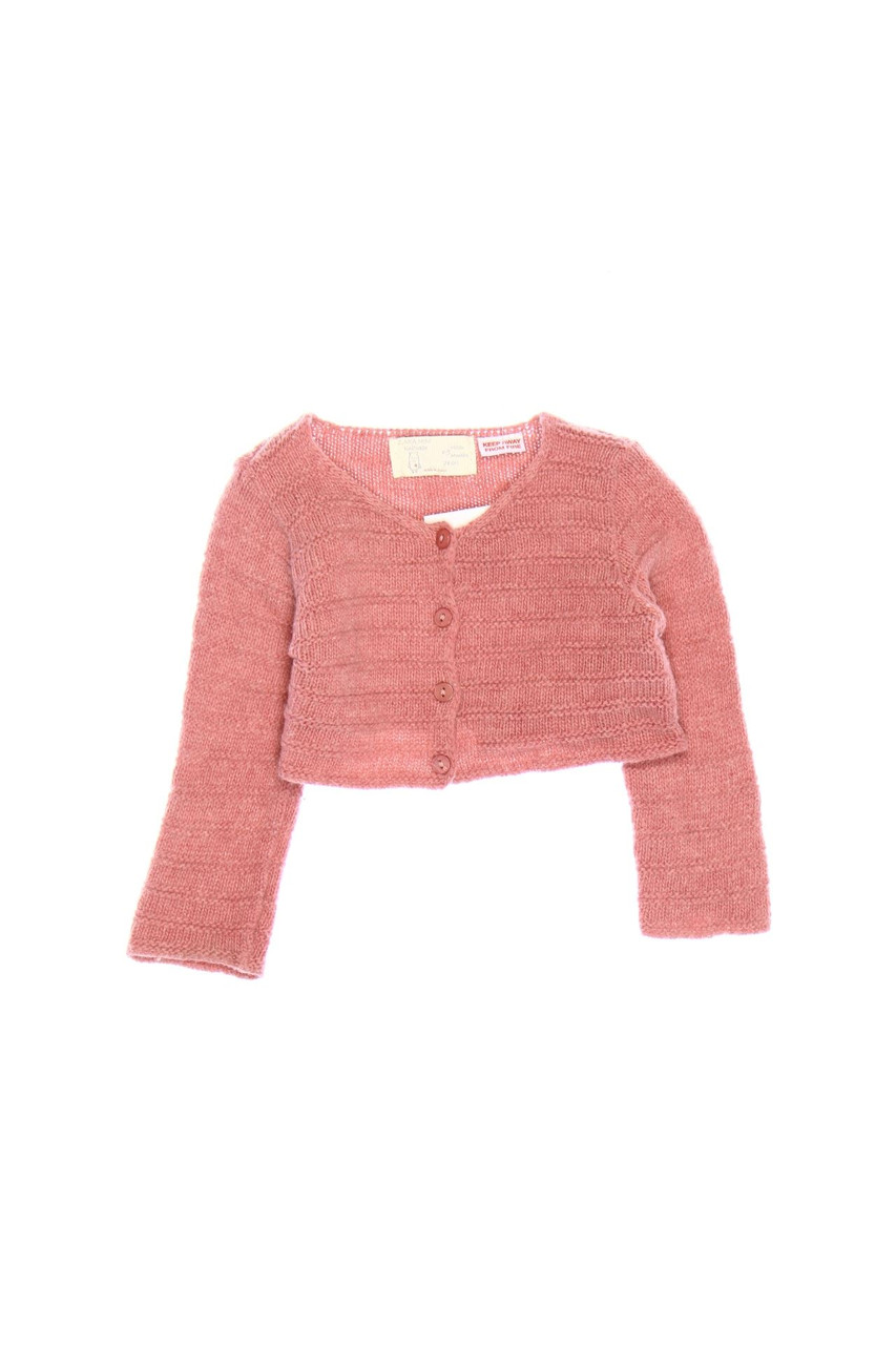 ZARA - Strickjacke mit Angora - 74