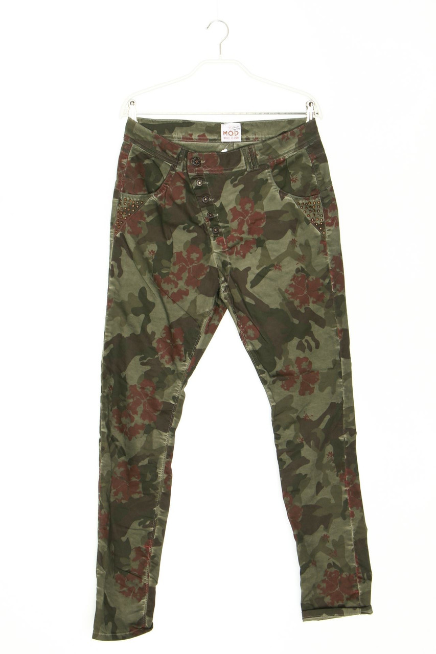 M.O.D Miracle of Denim - Camouflage-Skinny-Jeans - D 36