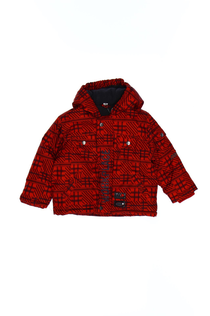 OUTBURST - Muster-Jacke mit Kapuze - 74