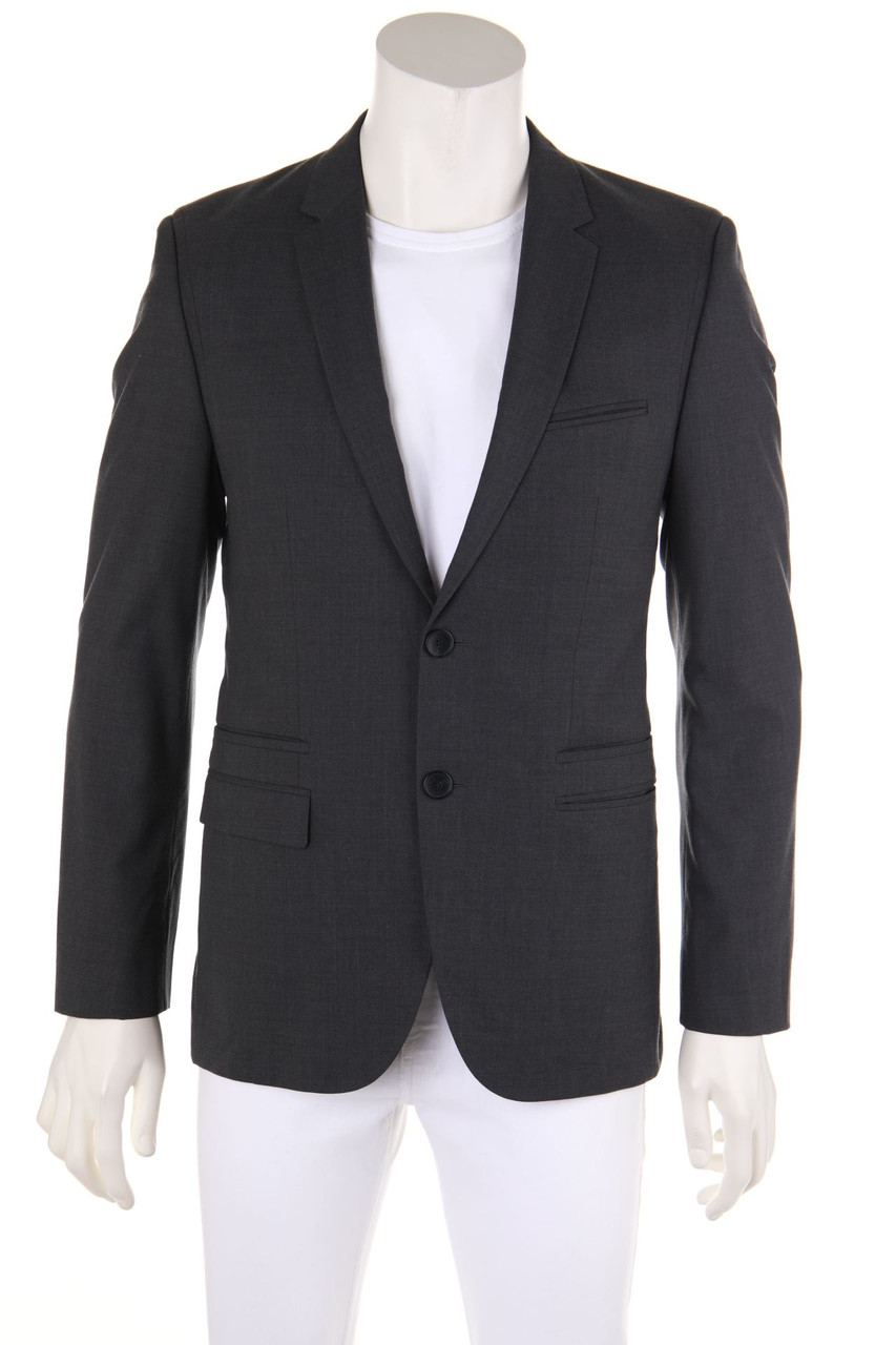 HUGO HUGO BOSS - Sakko aus reiner Schurwolle mit Schlitz - 48