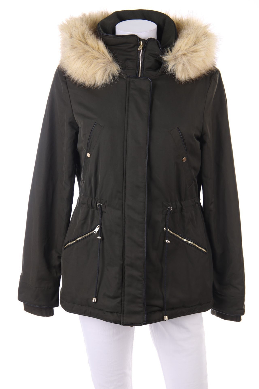 ZARA TRF - Parka mit Fake Fur-Besatz - XS