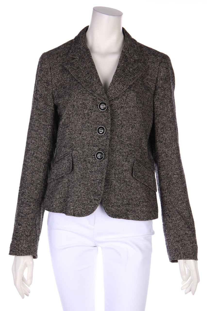 MARELLA - Blazer aus Woll-Mix mit Schmuck-Knöpfen - D 40