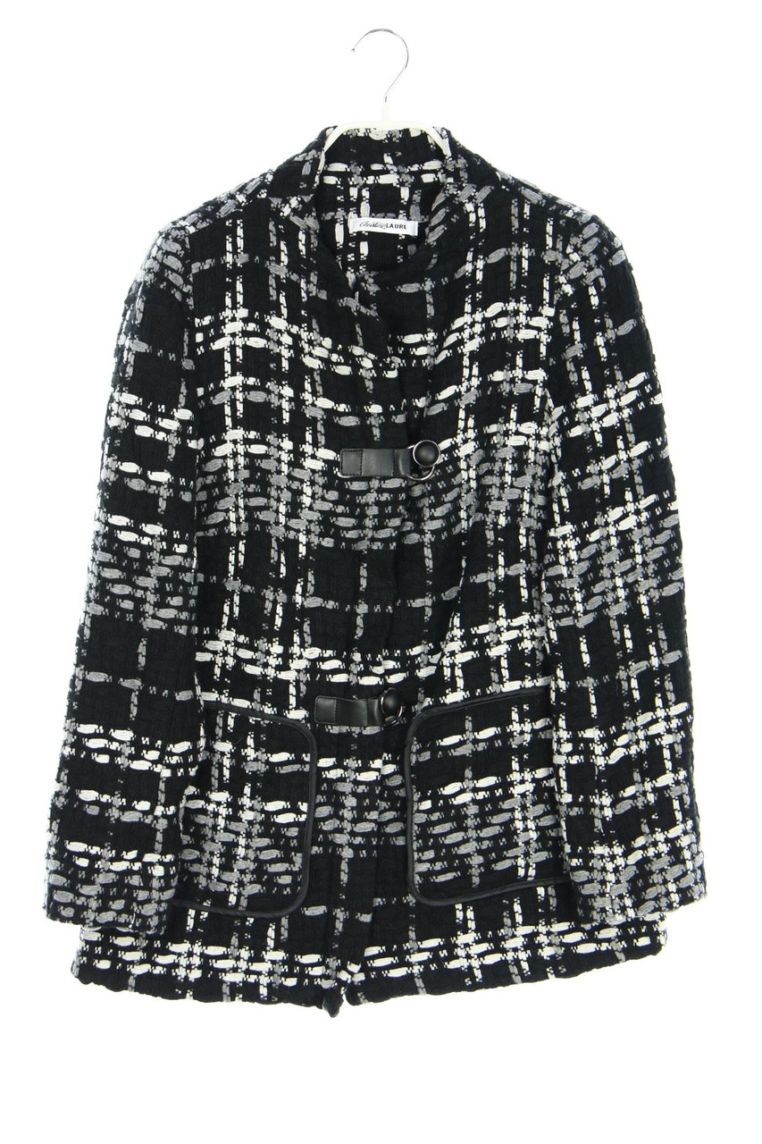 Christine LAURE - Jacke mit Wolle mit aufgesetzten Taschen - L