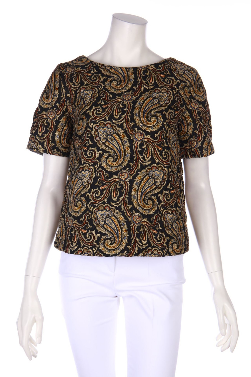 J.W.ANDERSON x TOPSHOP - Shirt mit Paisley-Print mit Steppung - D 36