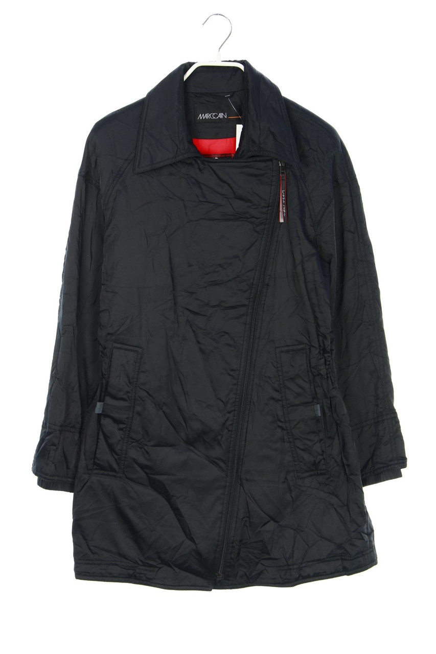 MARC CAIN - Long-Jacke aus Baumwoll-Mix mit Tunnelzug - D 36