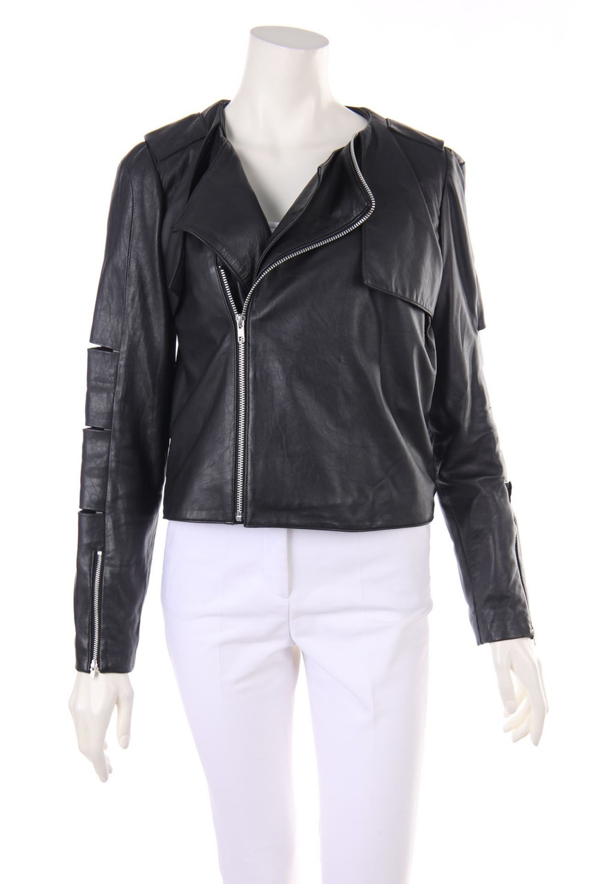 maje - Lederjacke mit Cut-outs - D 40