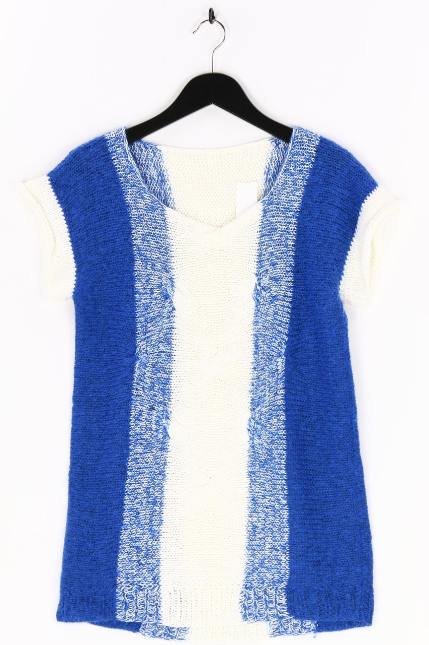 Ohne Label - Strick-Pullover mit Streifen - M