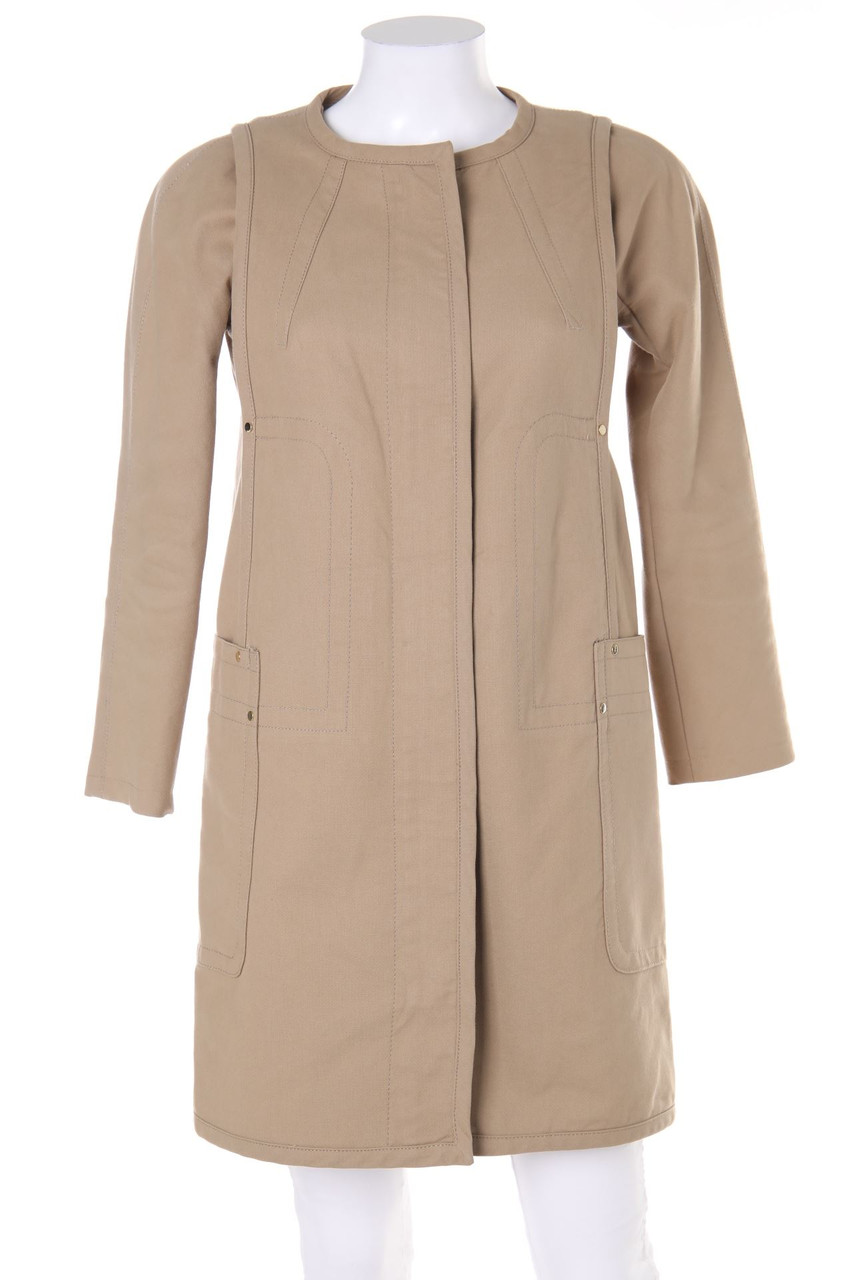 MANGO - Mantel mit aufgesetzten Taschen - XS