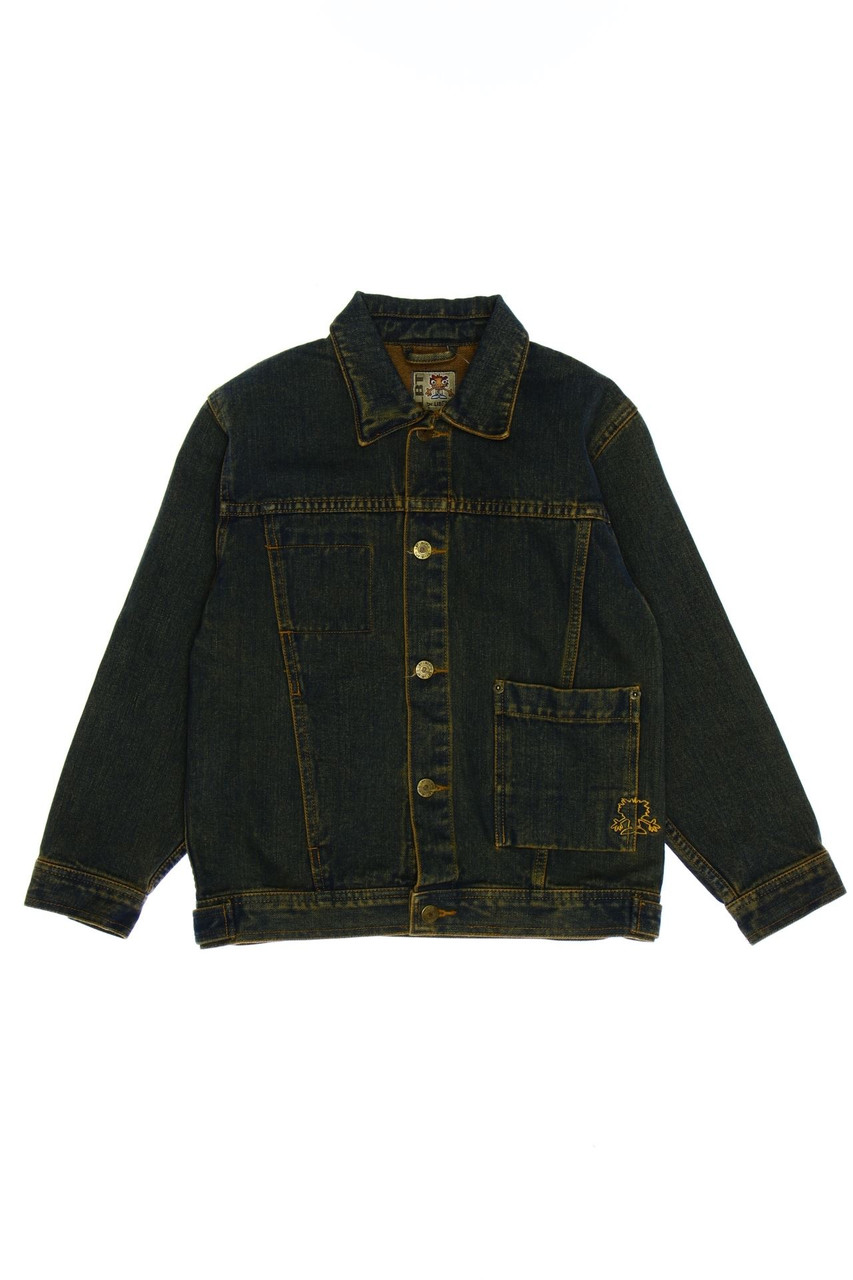 LIBERTO - Jeans-Jacke im Used Look - 140