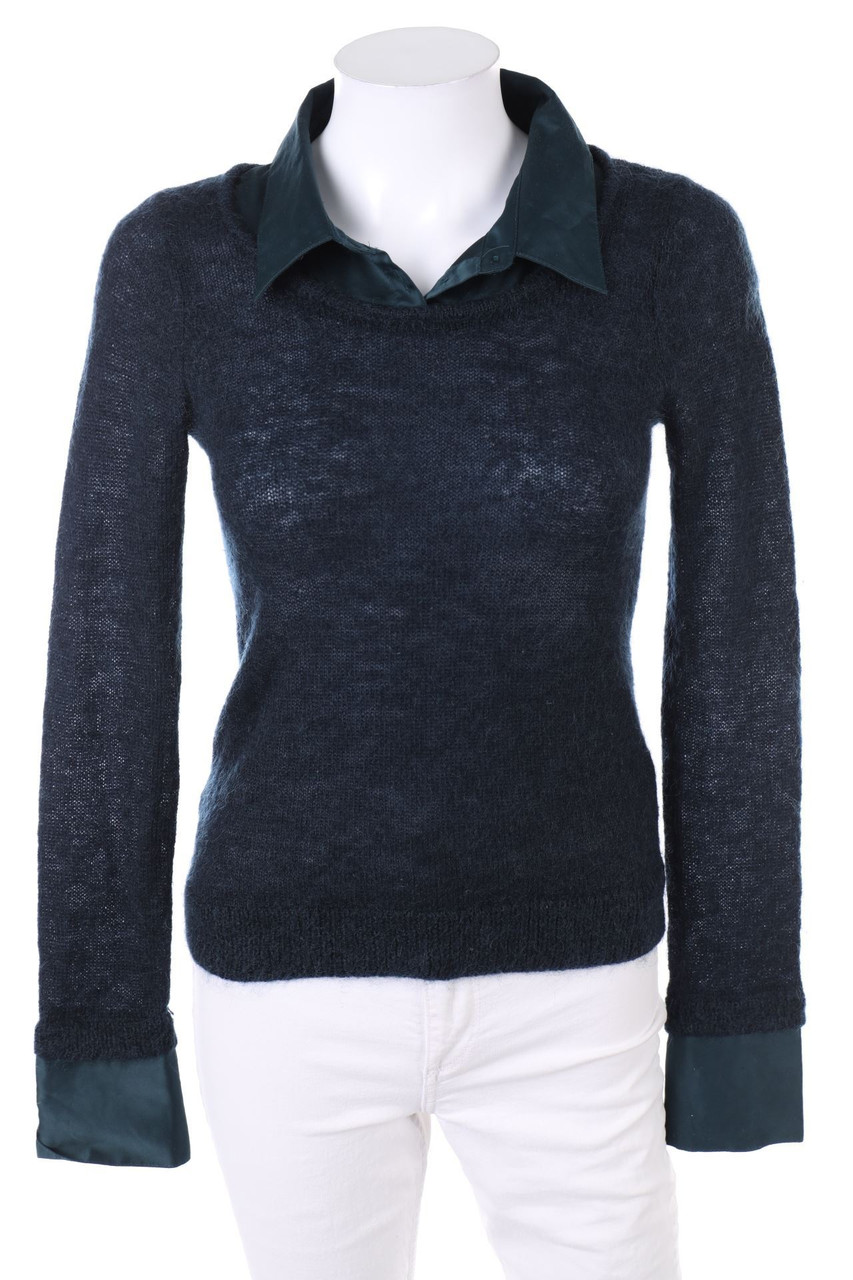 CAROLL - Strick-Pullover im Layer Look mit Mohair - D 36