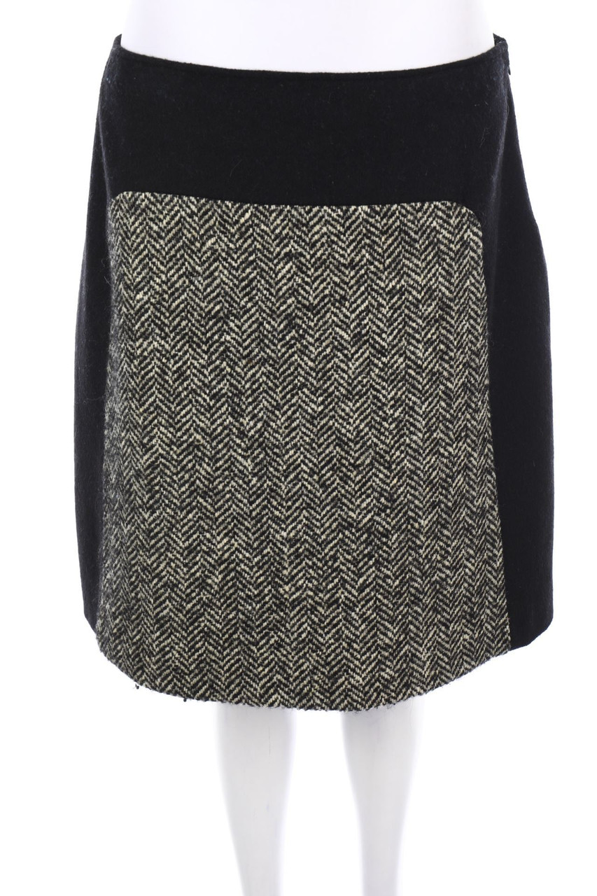 MAX&Co. - Minirock aus Woll-Mix mit Angora - D 44