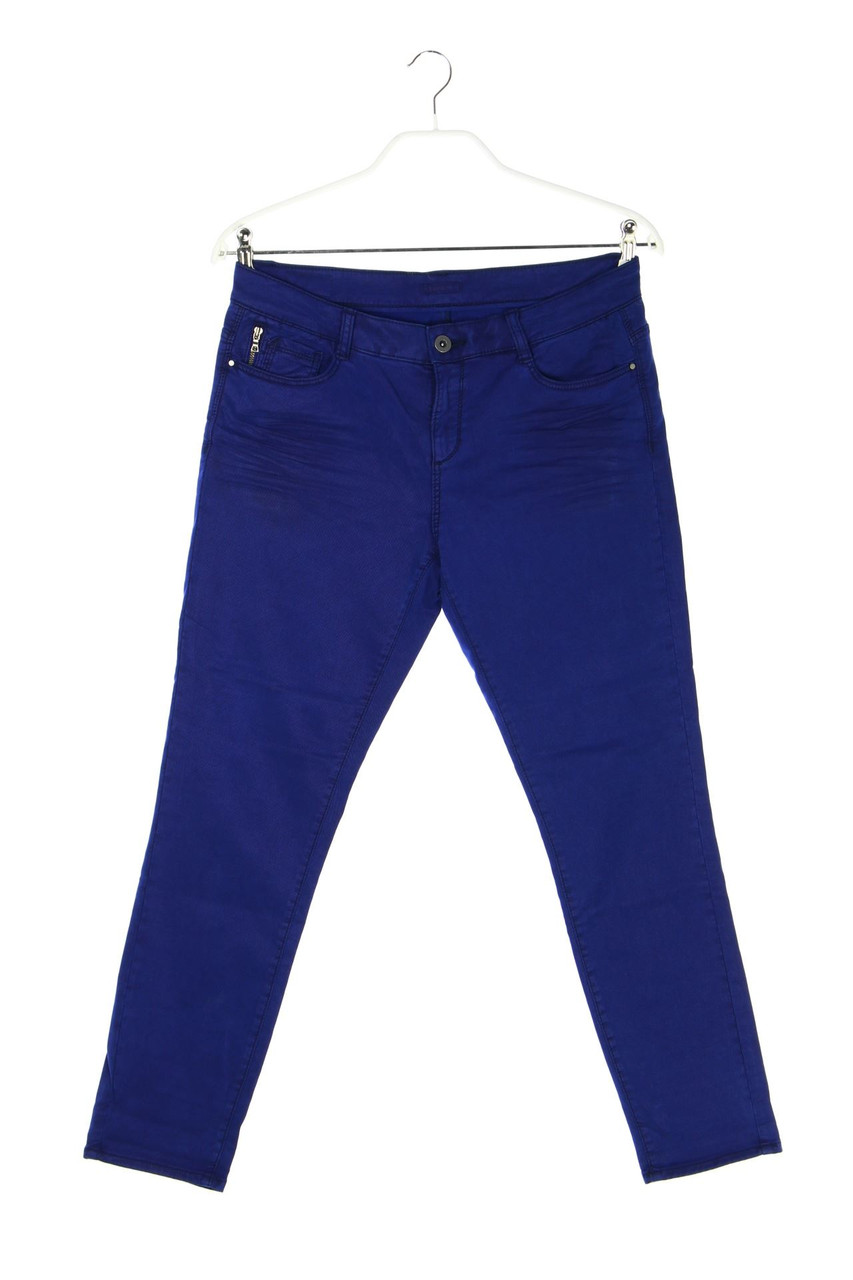 ESPRIT - Straight Cut Jeans mit Logo-Knöpfen - W28