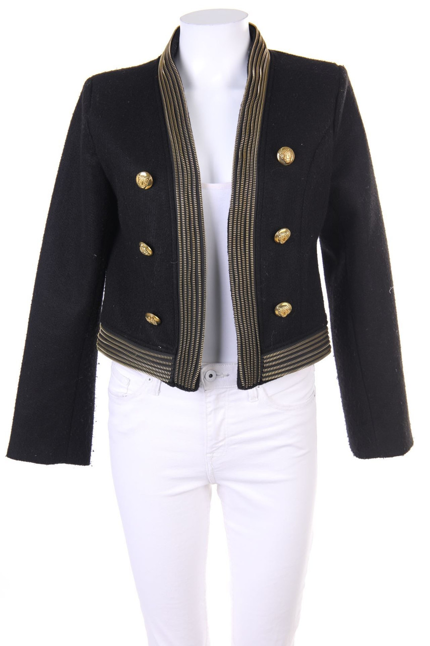 Ohne Label - Jacke mit Schmuck-Knöpfen - M