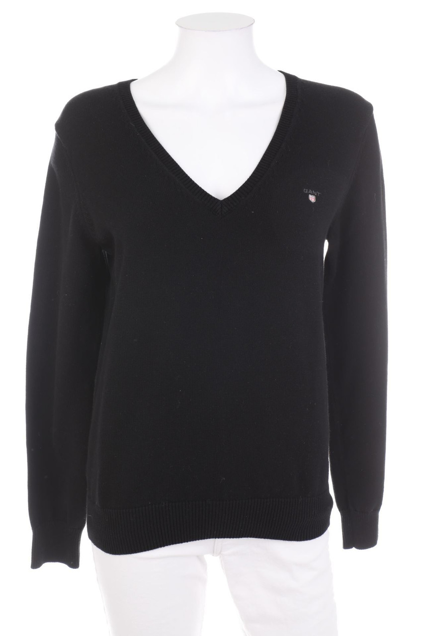 GANT - Baumwoll-Pullover mit Logo-Stickerei - L