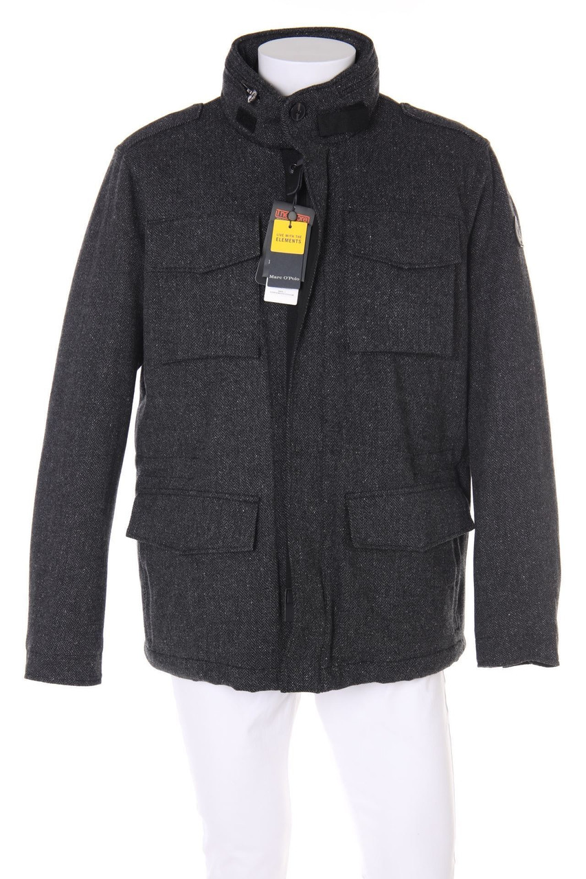 Marc O´Polo - wattierte Jacke aus Woll-Mix mit Seide - XXL