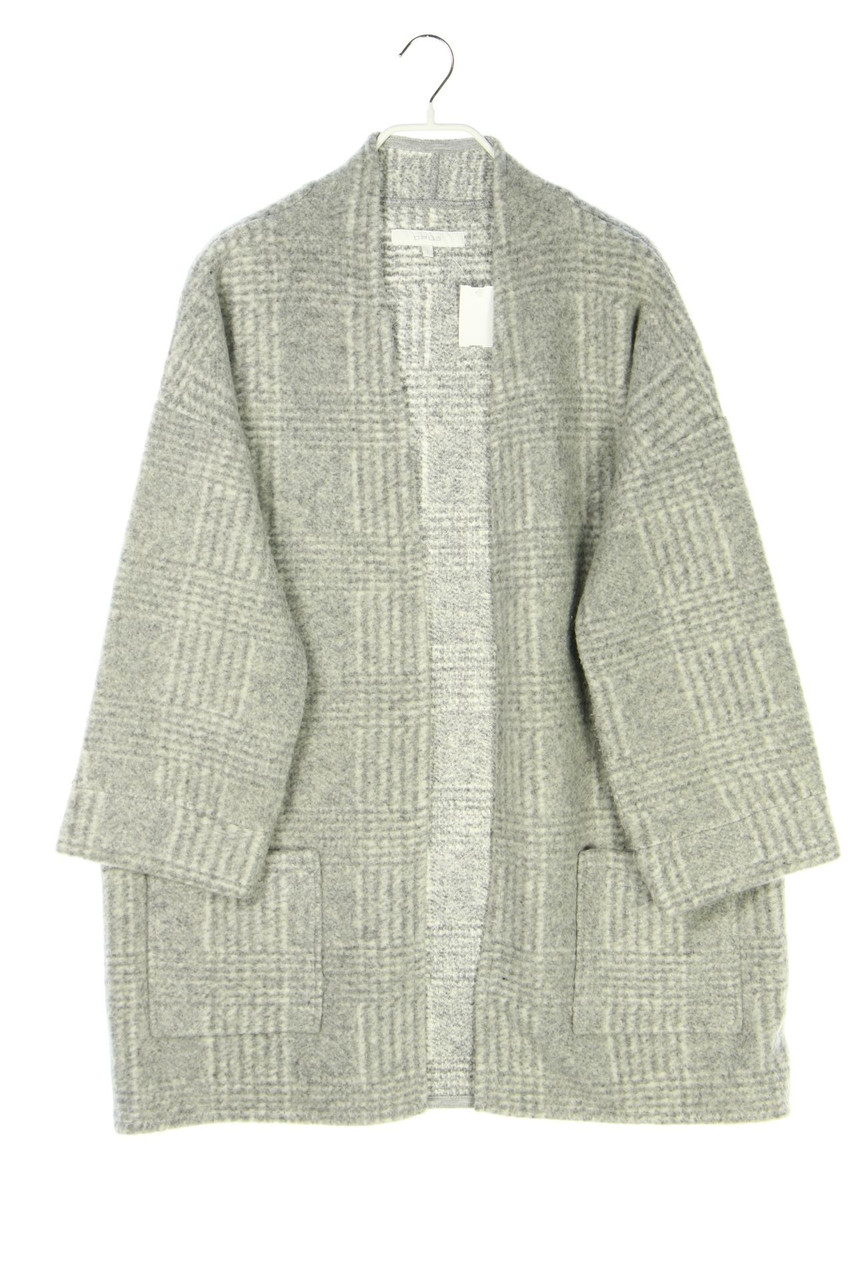 OPUS - Oversize-Karo-Mantel mit Wolle - L