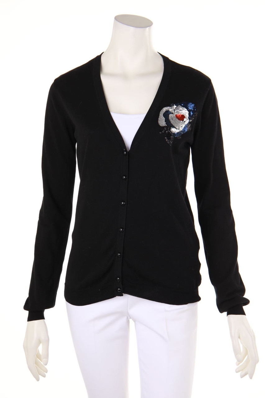 ARMANI JEANS - Cardigan mit Pailletten - D 44