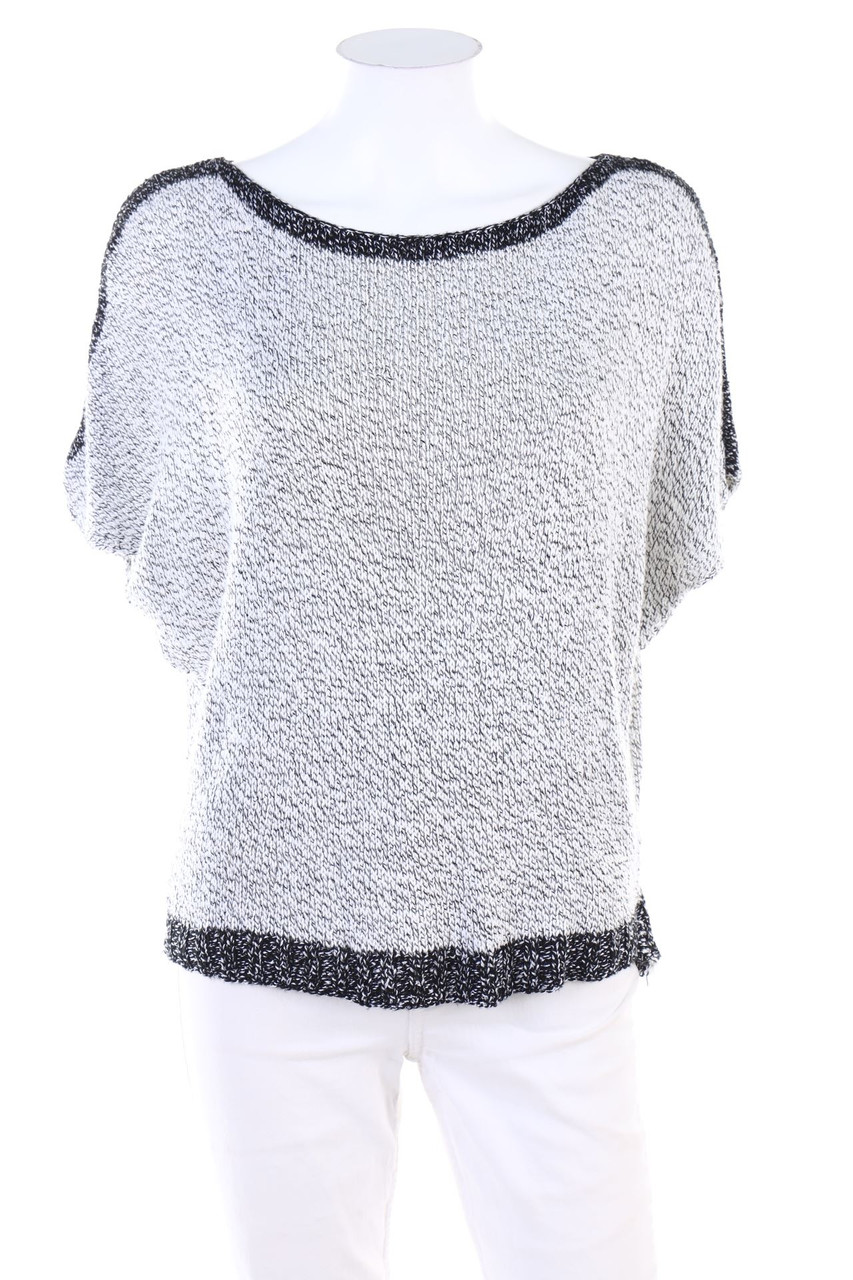 Ohne Label - Strick-Batwing-Shirt - L