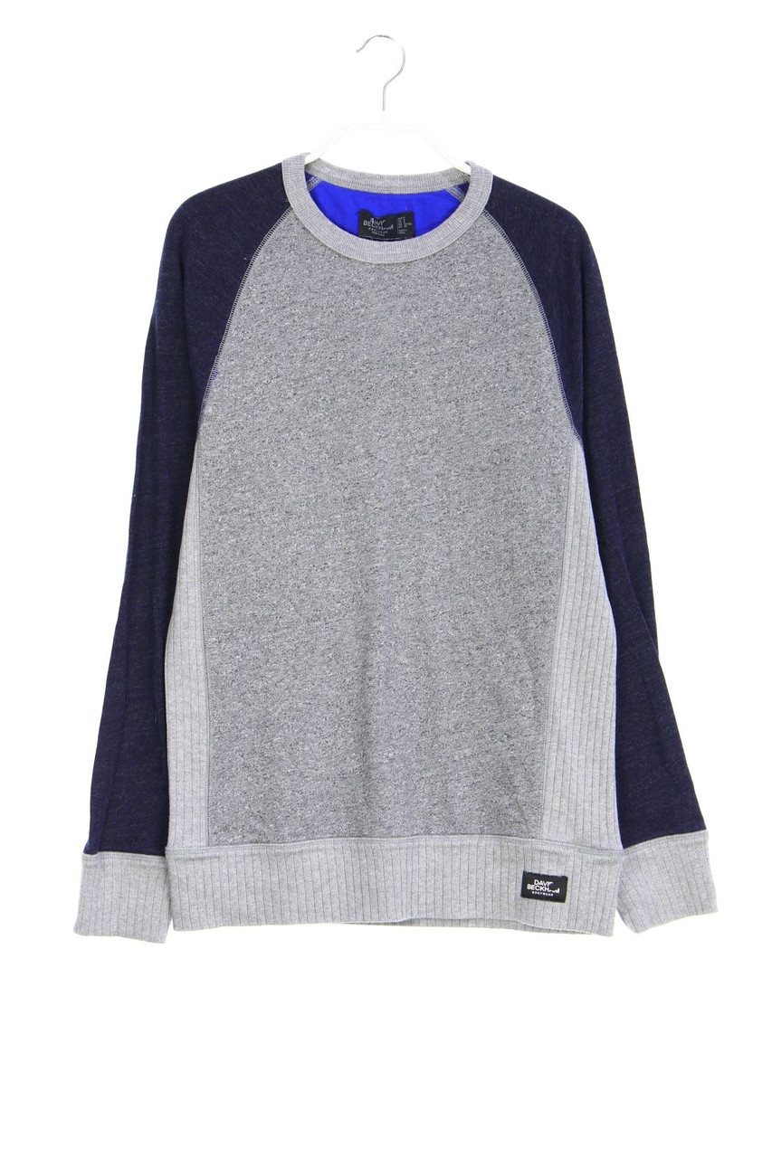 DAVID BECKHAM BODYWEAR x H&M - Two Tone-Longsleeve-Shirt mit Logo-Patch - S