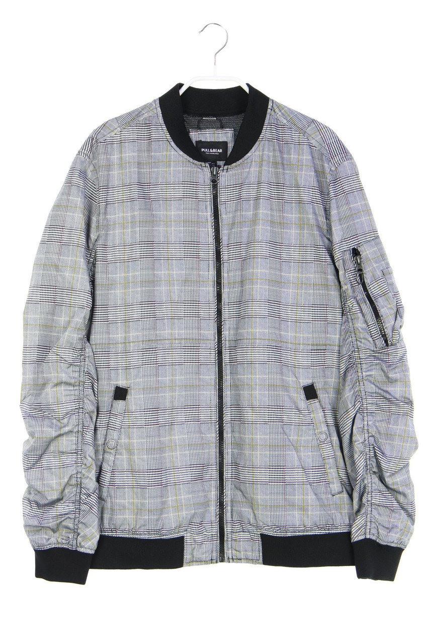 PULL&BEAR - Jacke mit Karo-Muster - L