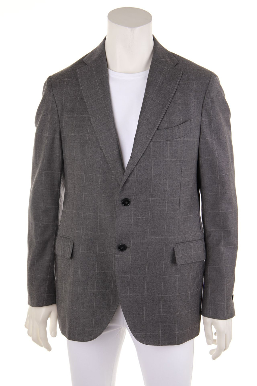 BOGGI Milano - Sakko aus Woll-Tuch mit Karo-Muster - 54