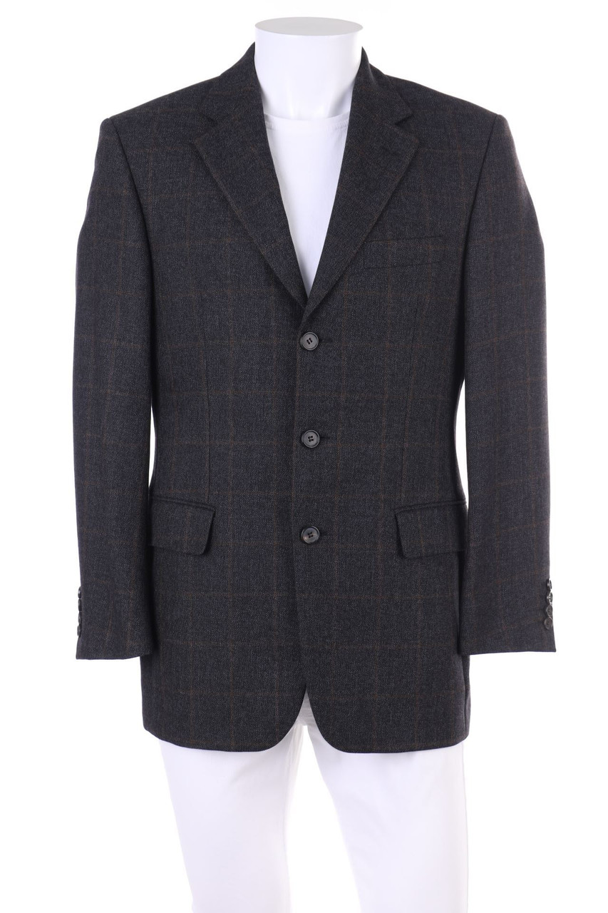 BOSS HUGO BOSS - Schurwoll-Sakko mit Karo-Muster - 46