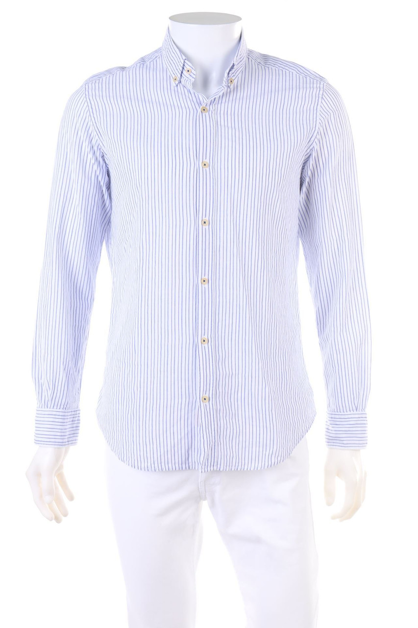 Massimo Dutti - gestreiftes Button-down-Hemd - M