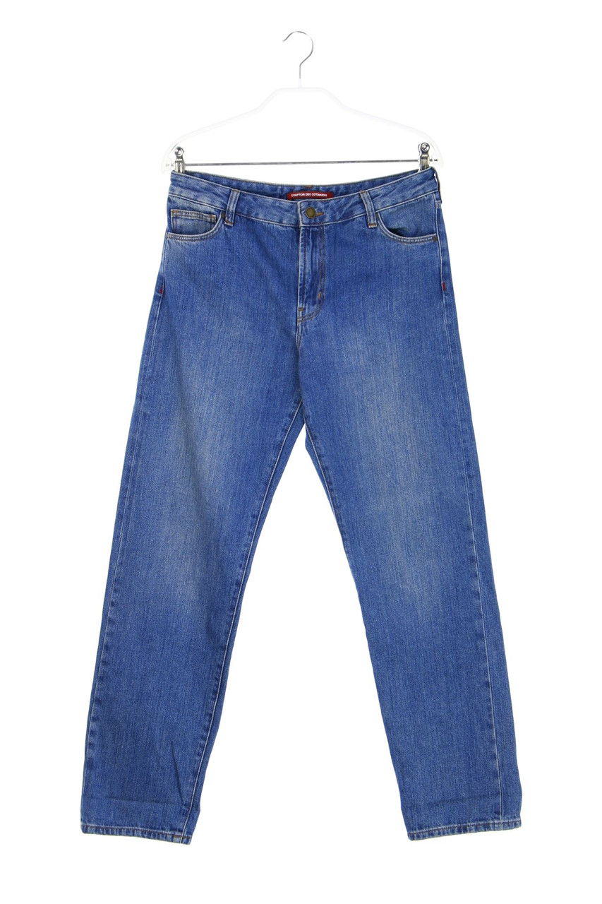 COMPTOIR DES COTONNIERS - Skinny-Jeans mit Logo-Patch - M