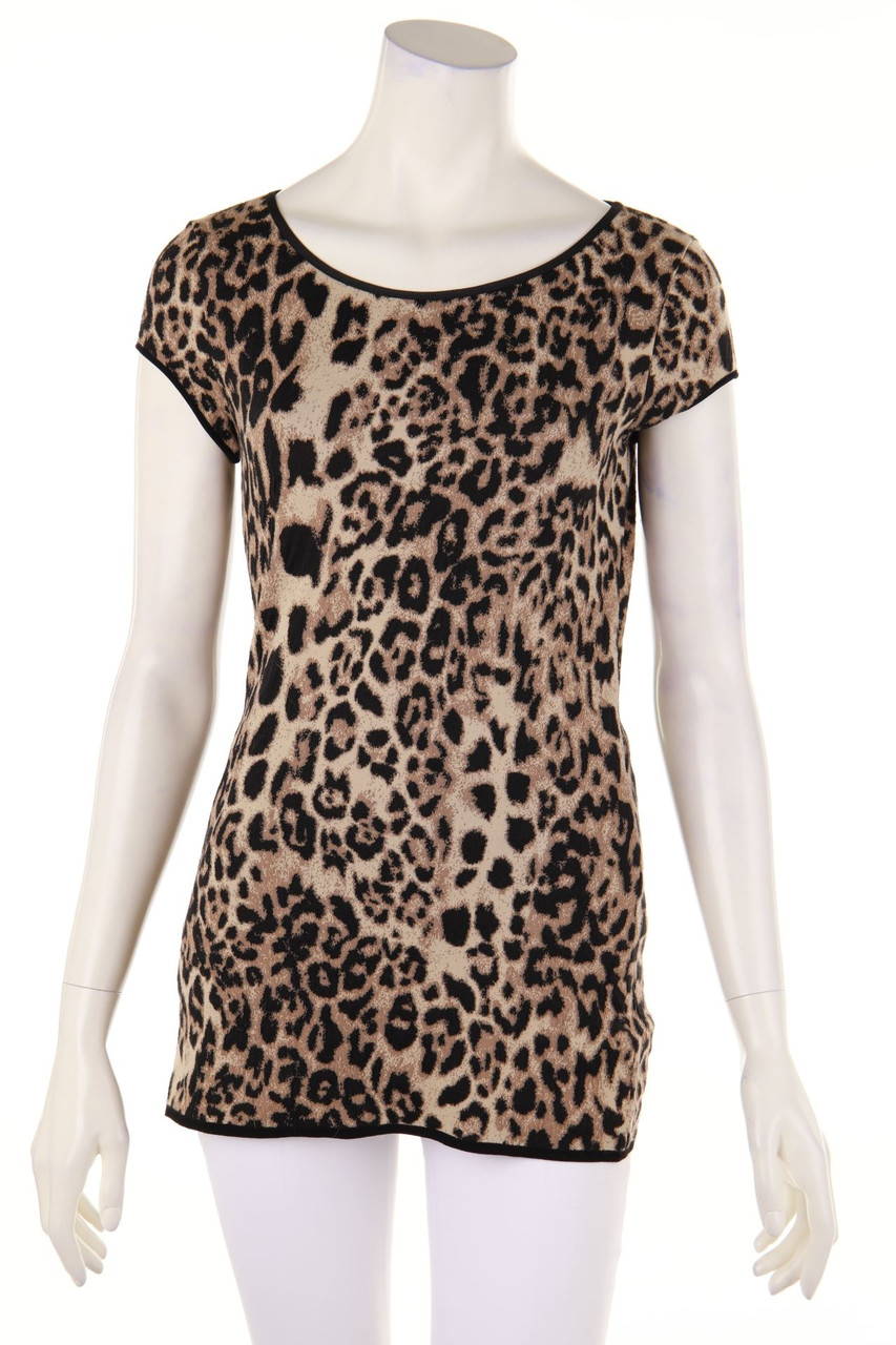 MARC CAIN - Kurzarm-Shirt mit Intarsien - M