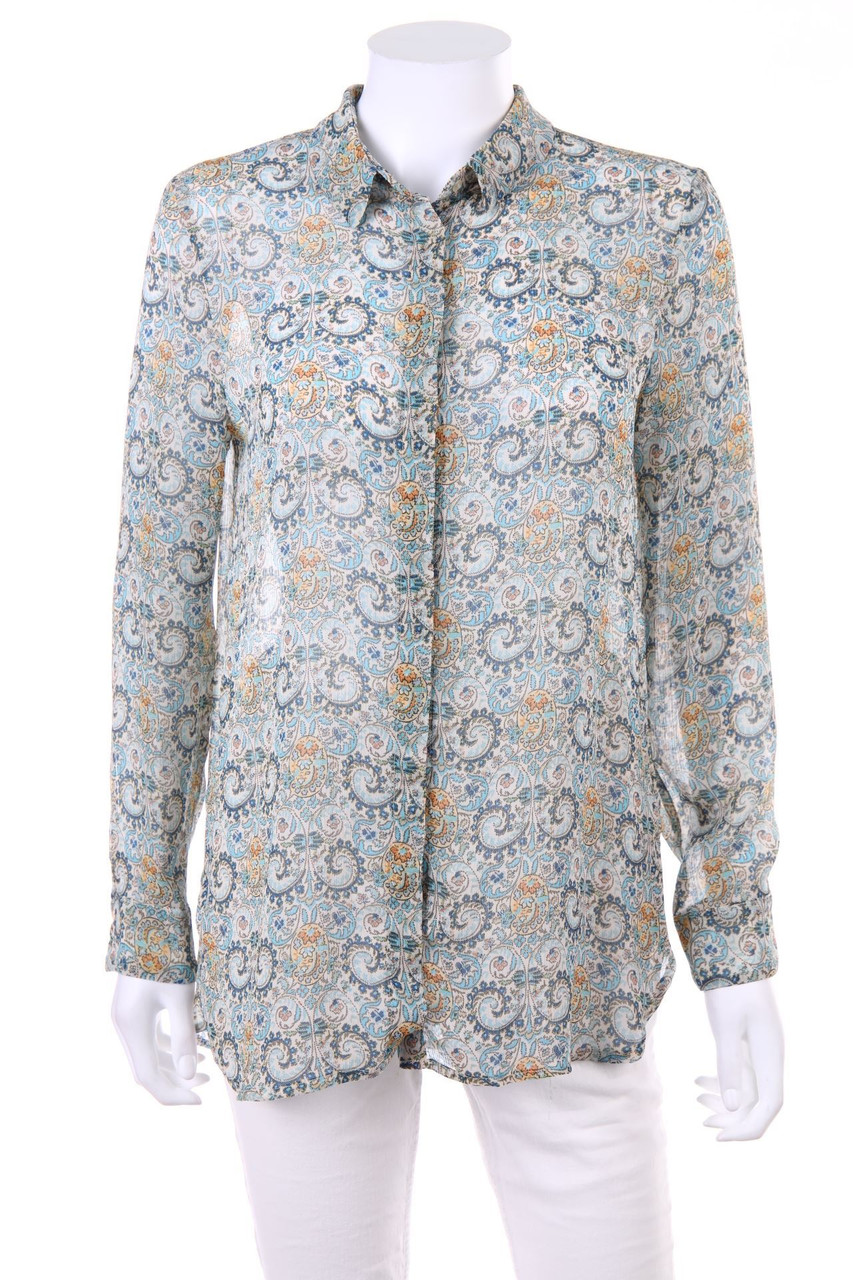 MANGO MNG SUIT COLLECTION - Chiffon-Bluse mit Paisley-Print - M