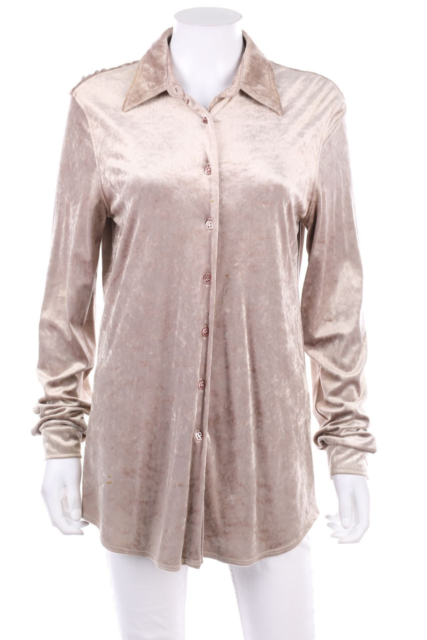 MAX&Co. - Hemd-Bluse aus Samt - D 40