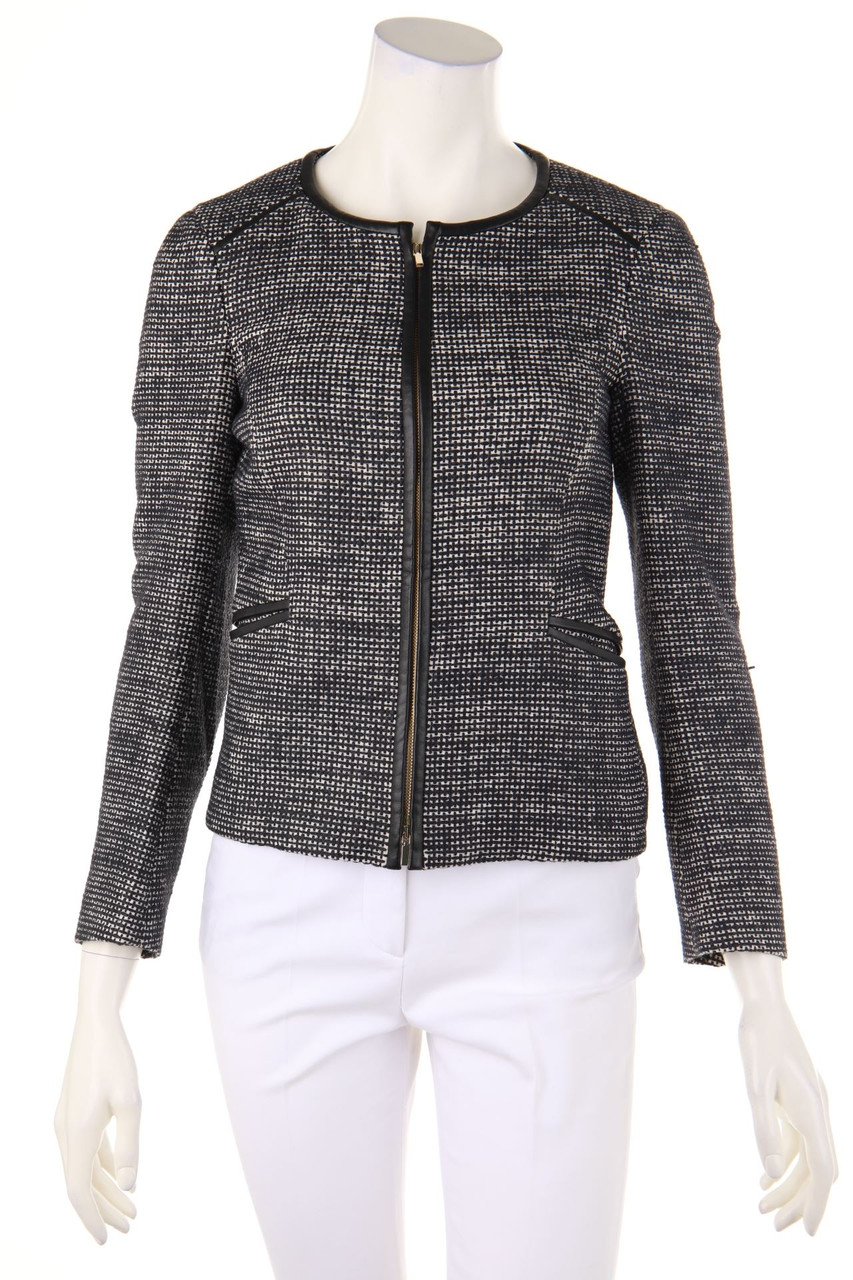 BOSS HUGO BOSS - Blazer mit Kunstleder-Details - D 32