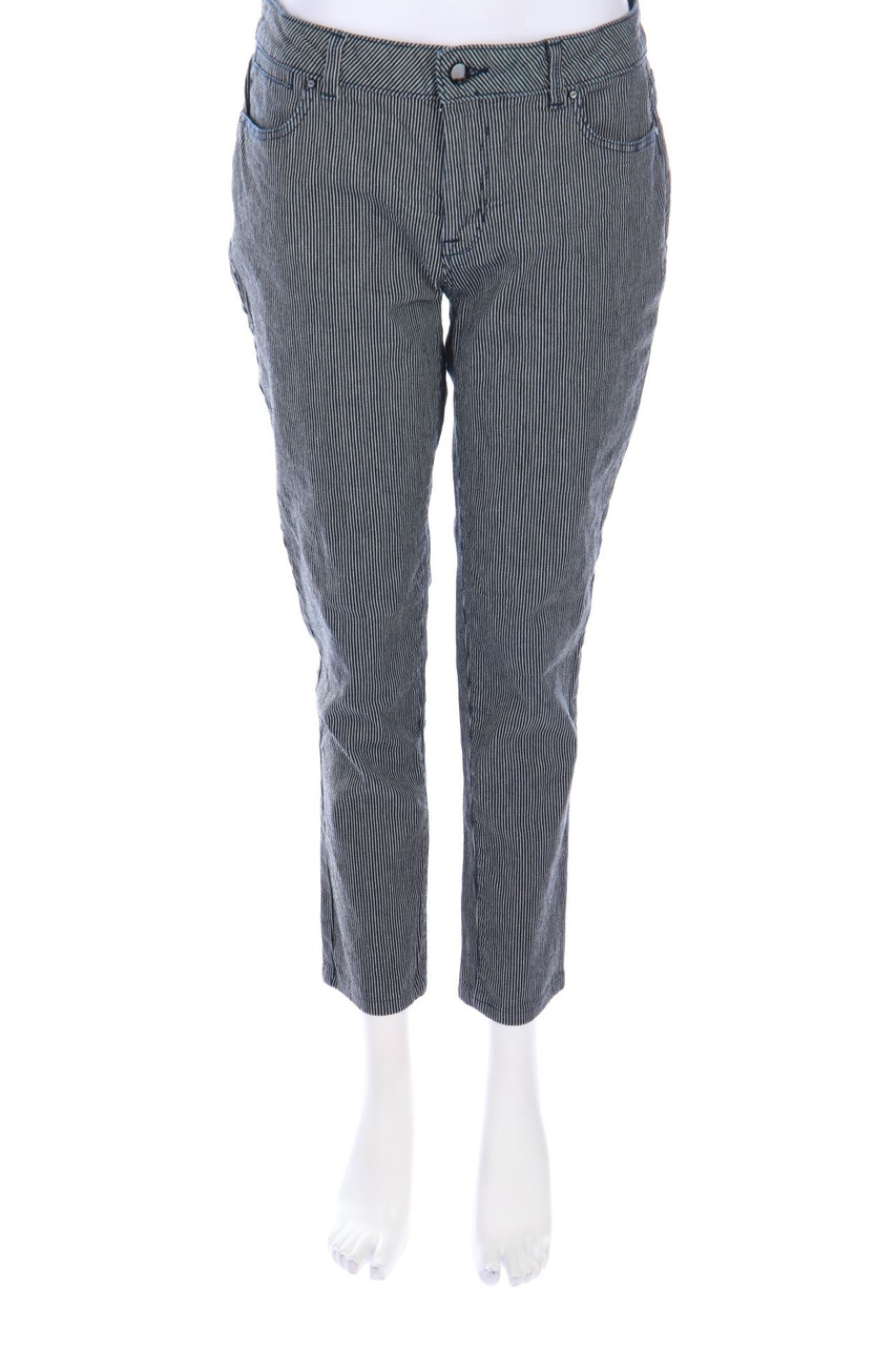 KAREN MILLEN - Hose aus Baumwoll-Mix mit Streifen - D 42