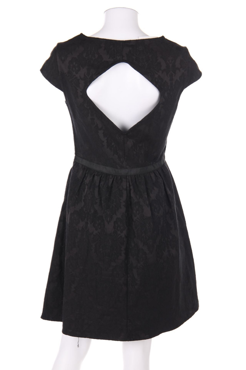 NAF NAF - Muster-Kleid mit Rückenausschnitt - D 38