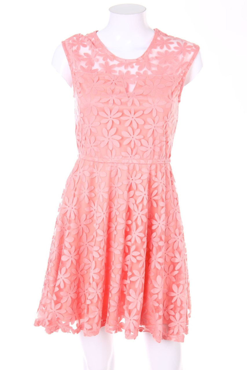 FB SISTER - Kleid aus Spitze mit floralem Muster - S