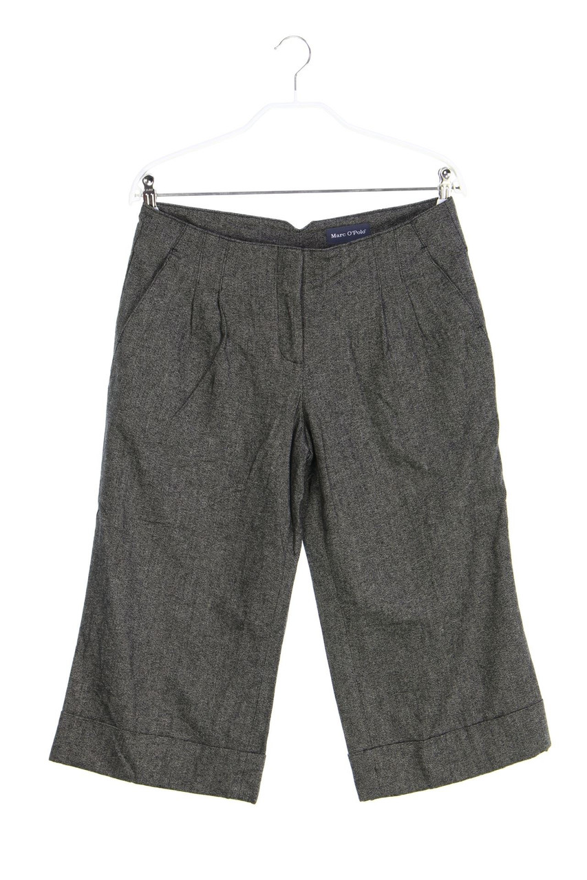 Marc O´Polo - Capri-Hose aus Woll-Mix mit Falten - D 36