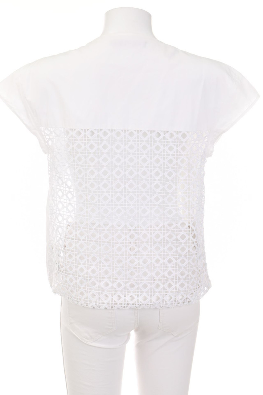 ZARA - Bluse in Wickel-Optik mit Gummizug - S