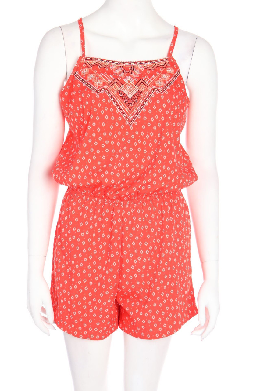 VILA - Playsuit mit Ethno-Print - S