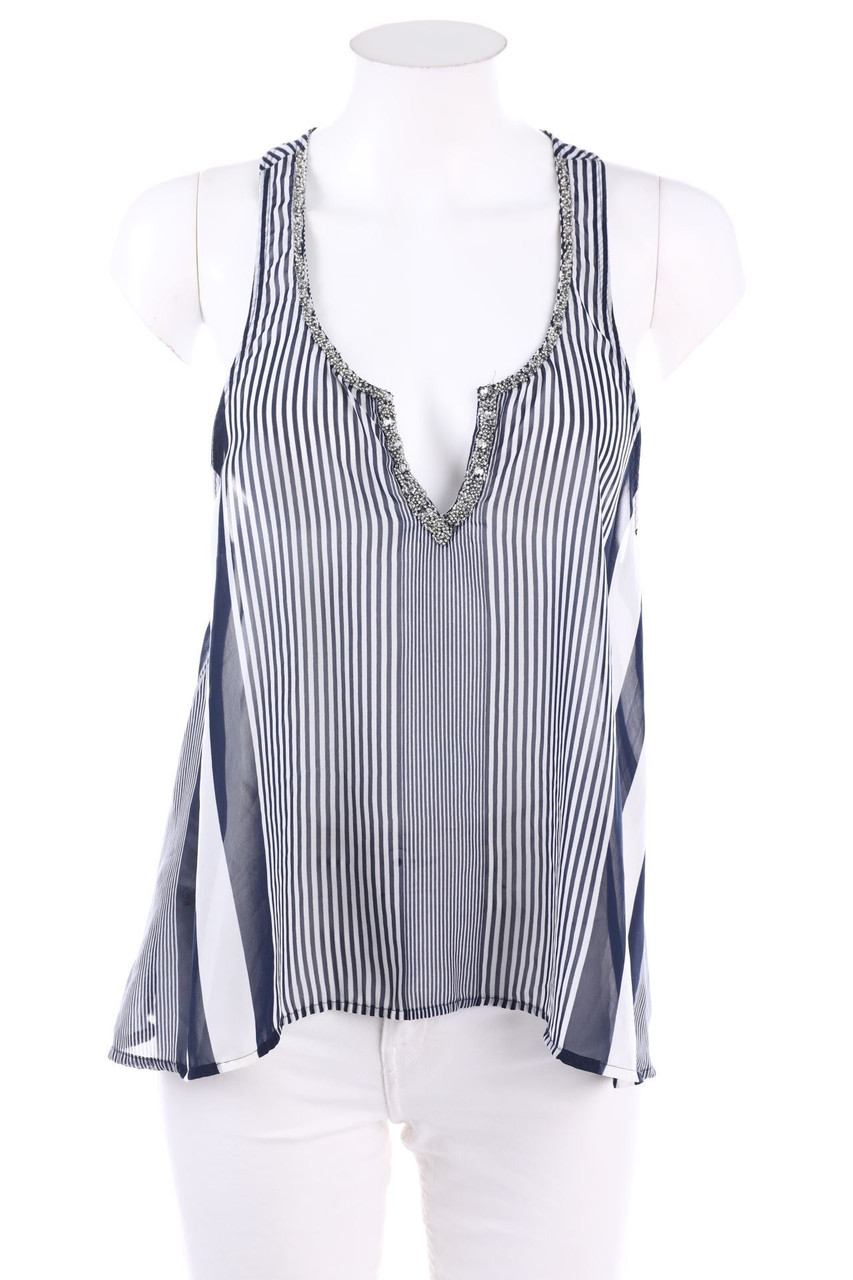 Abercrombie & Fitch - Blusentop mit Perlen - S