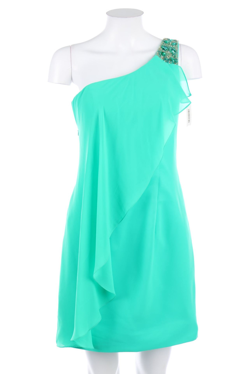 LAONA - One Shoulder-Kleid im Layer Look mit Schmuckstein-Applikation - D 36-38