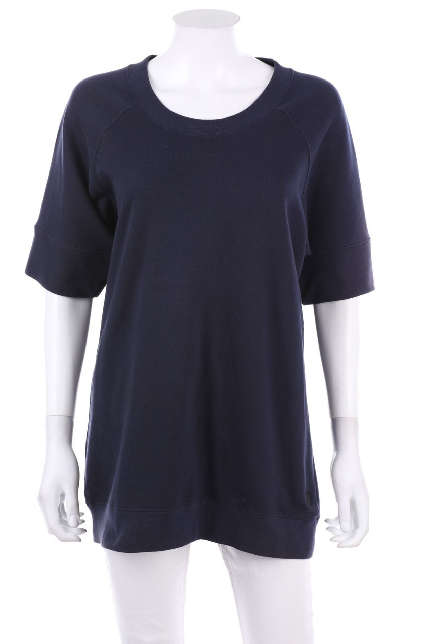 DIESEL BLACK GOLD - Long-Sweatshirt mit Logo-Plakette - M