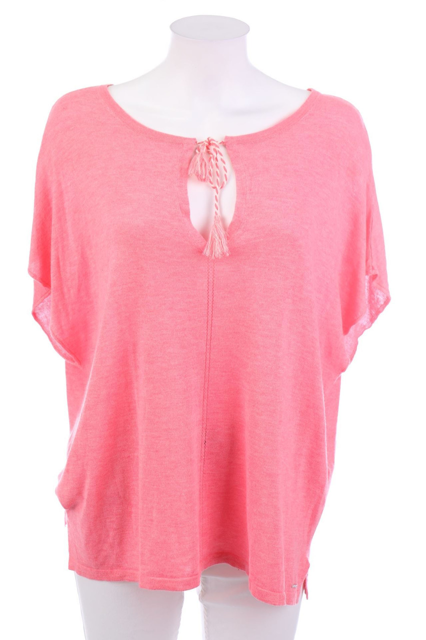 s.Oliver - Strick-Top mit Lochstrick-Details - S