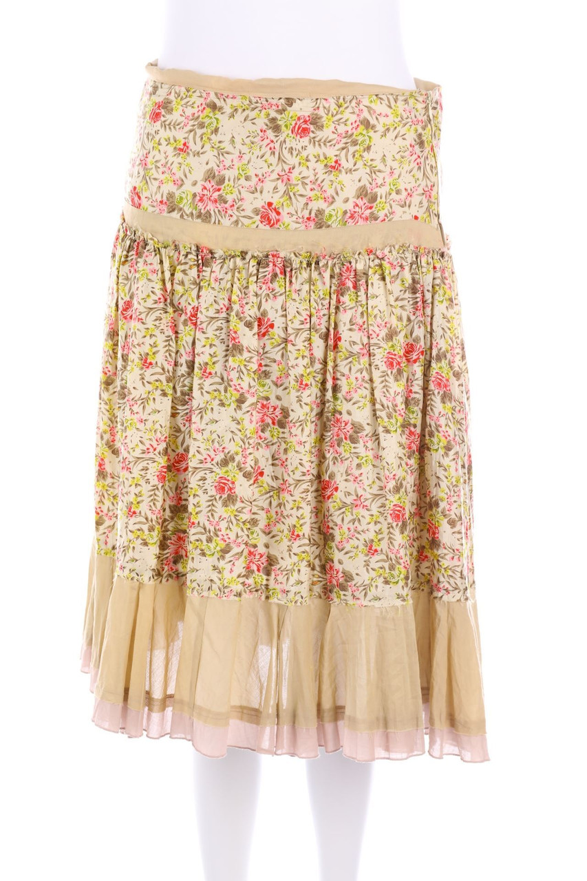 STEFANEL - Rock mit Blumen-Print - D 40