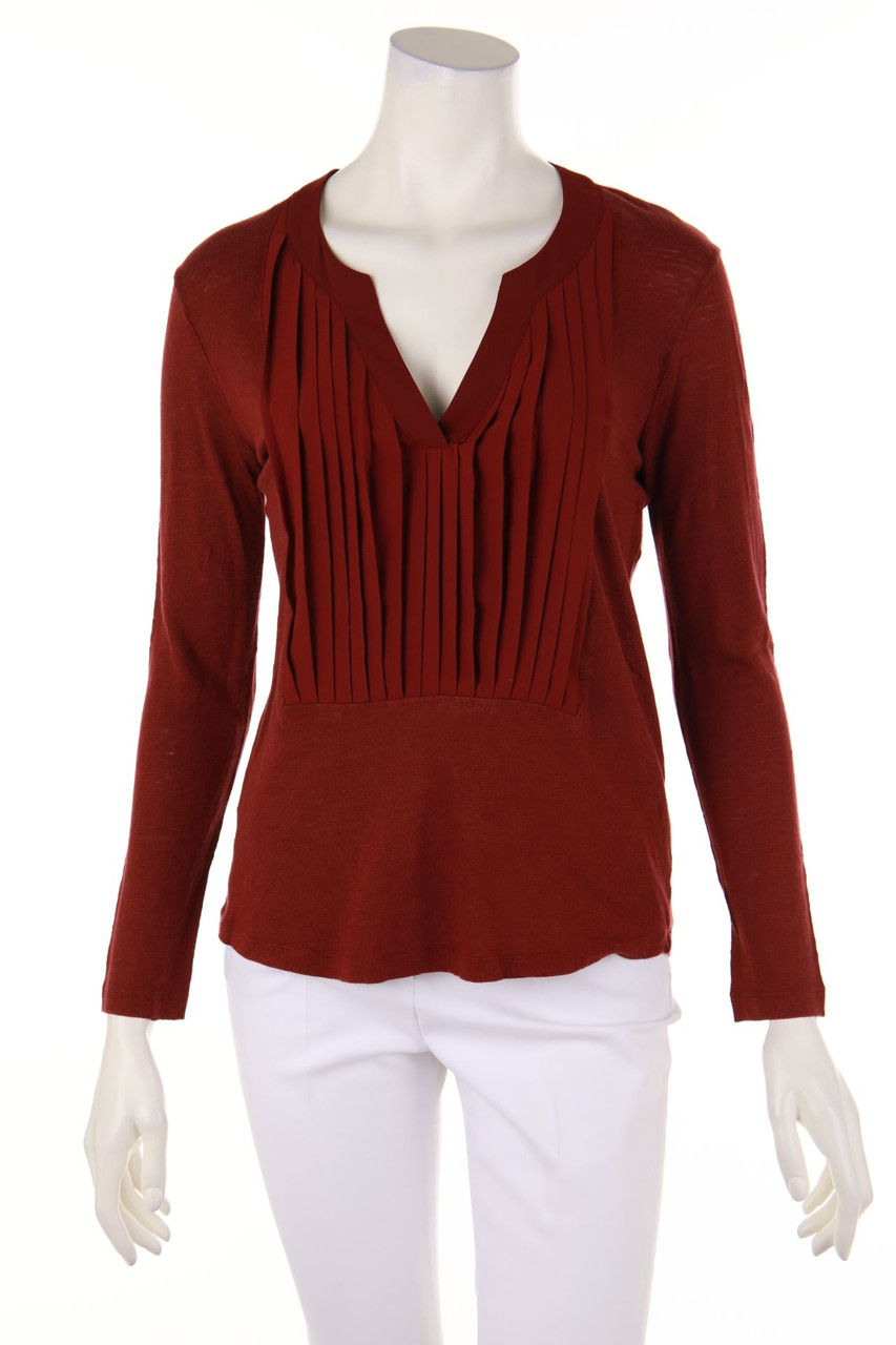 sandro PARIS - Longsleeve-Shirt mit Falten - M