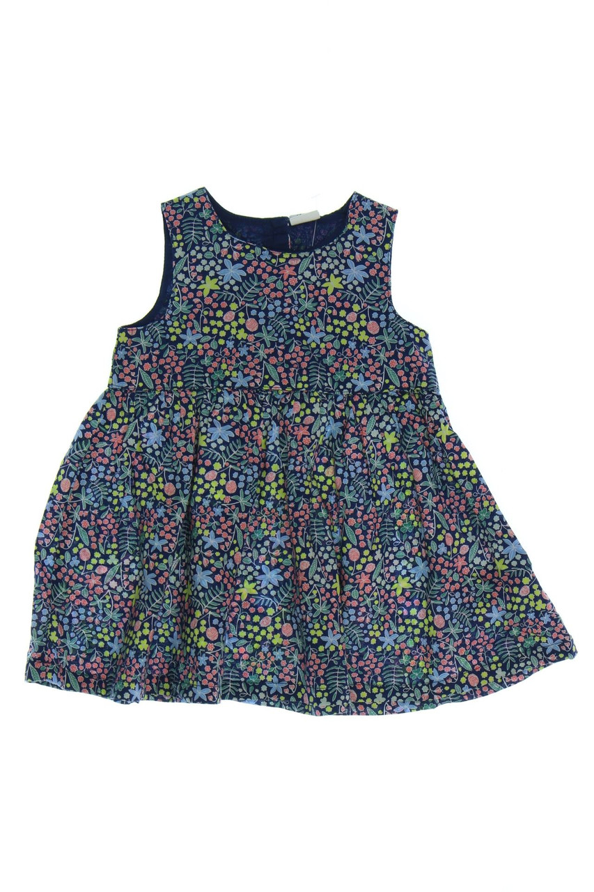 H&M - Kleid aus Baumwolle mit Blumen-Print - 80
