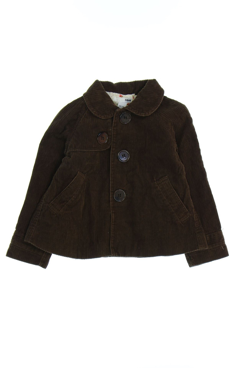H&M - Cord-Jacke mit Bubi-Kragen - 110