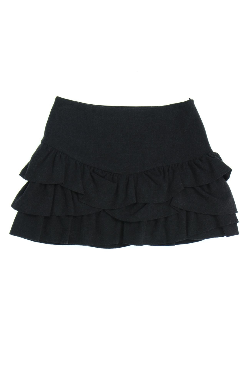 maje - Rock im Layer Look mit Volants - D 32